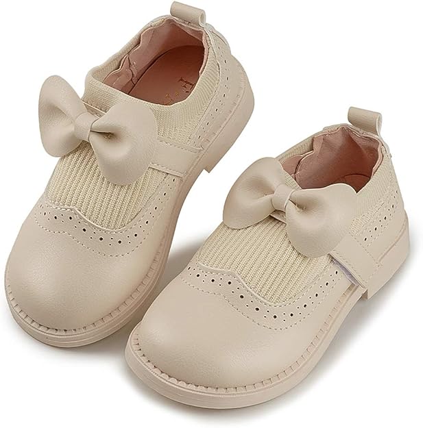 zoolar 幼儿女童玛丽珍鞋儿童学生鞋舒适制服牛津正装鞋公主平底鞋